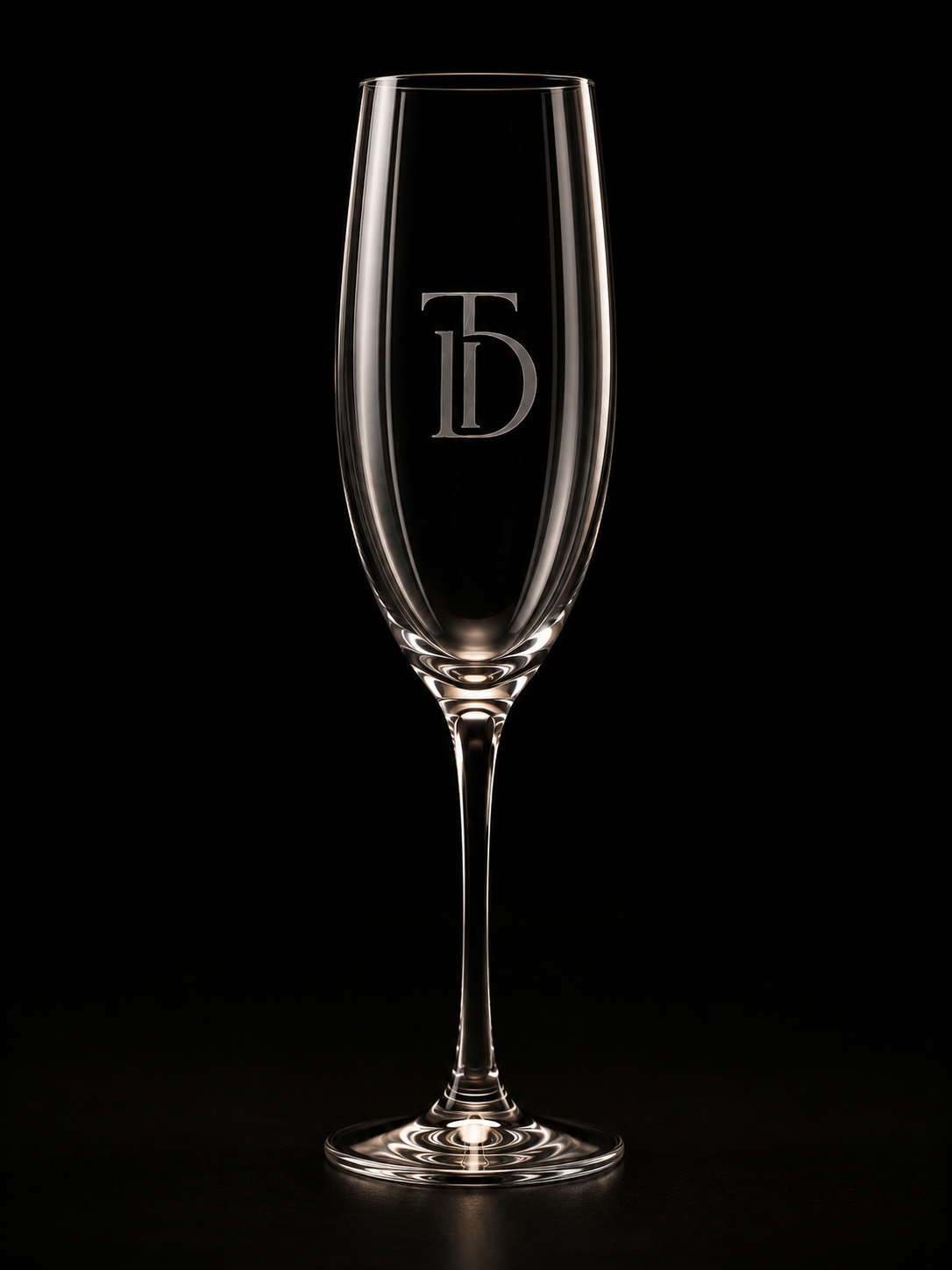 Sektglas personalisiert